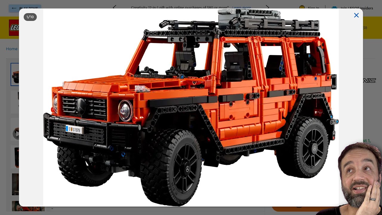 LEGO Technic Mercedes-Benz G500 Professional reveal & my thoughts! ~2900 pieces $250 USD set 42177