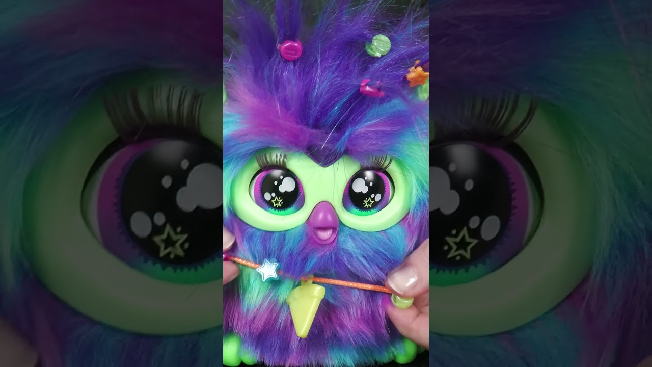 Furby is glowing with excitement! #furby