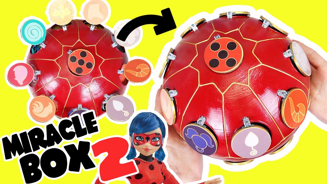 Miraculous Ladybug NEW Miracle Box Handmade Jewelry and Kwamis Surprises from Master Fu