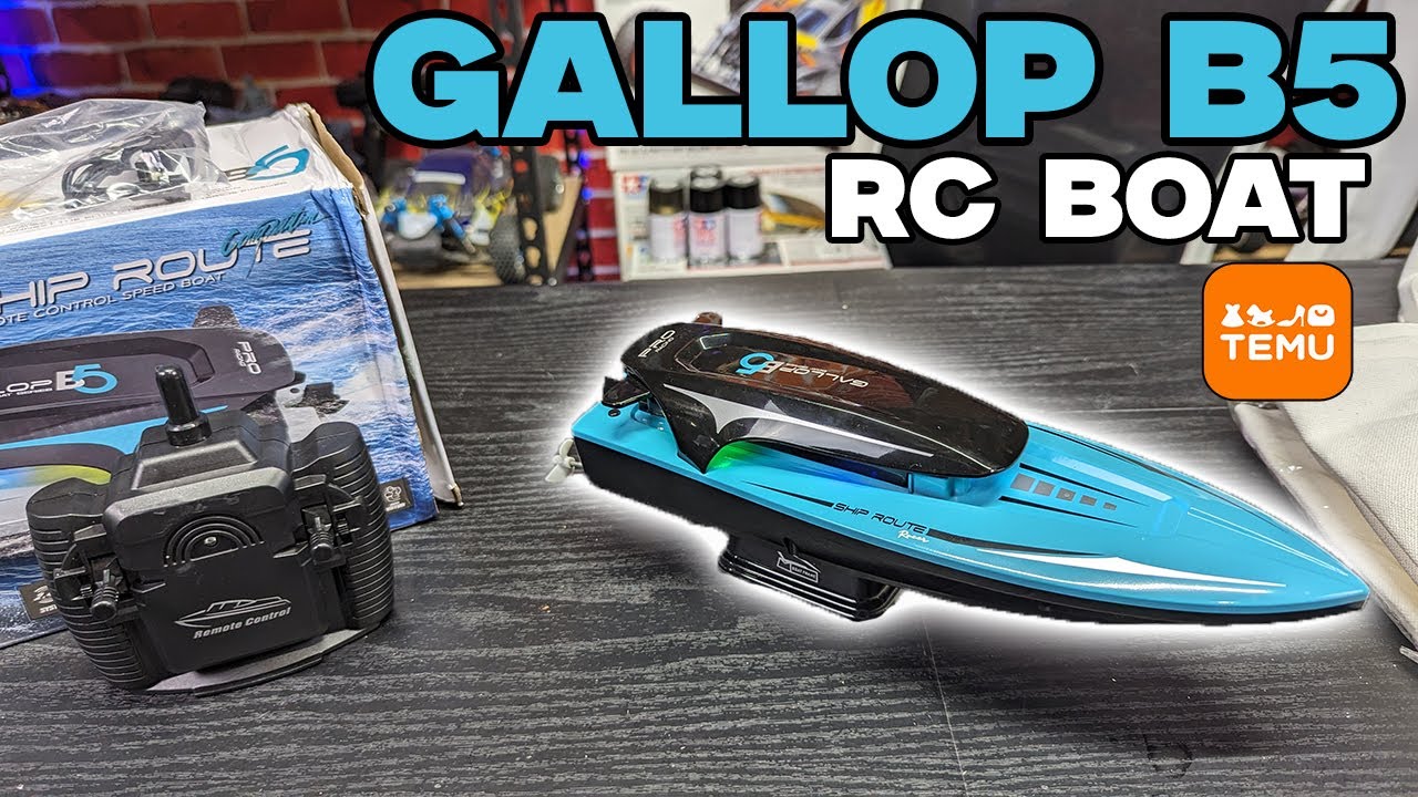 Gallop B5 RC Boat from Temu | Less than $4 for new users!!