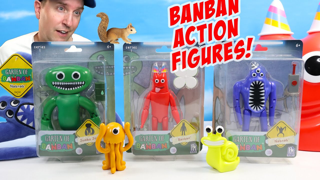 Garten of BanBan Action Figures Series 1 Nabnab & Jumbo Josh Review