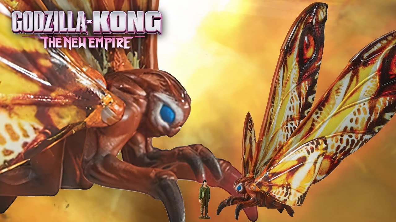 Godzilla X Kong: The New Empire Mothra Figure REVEALED!!! (Playmates Toys)