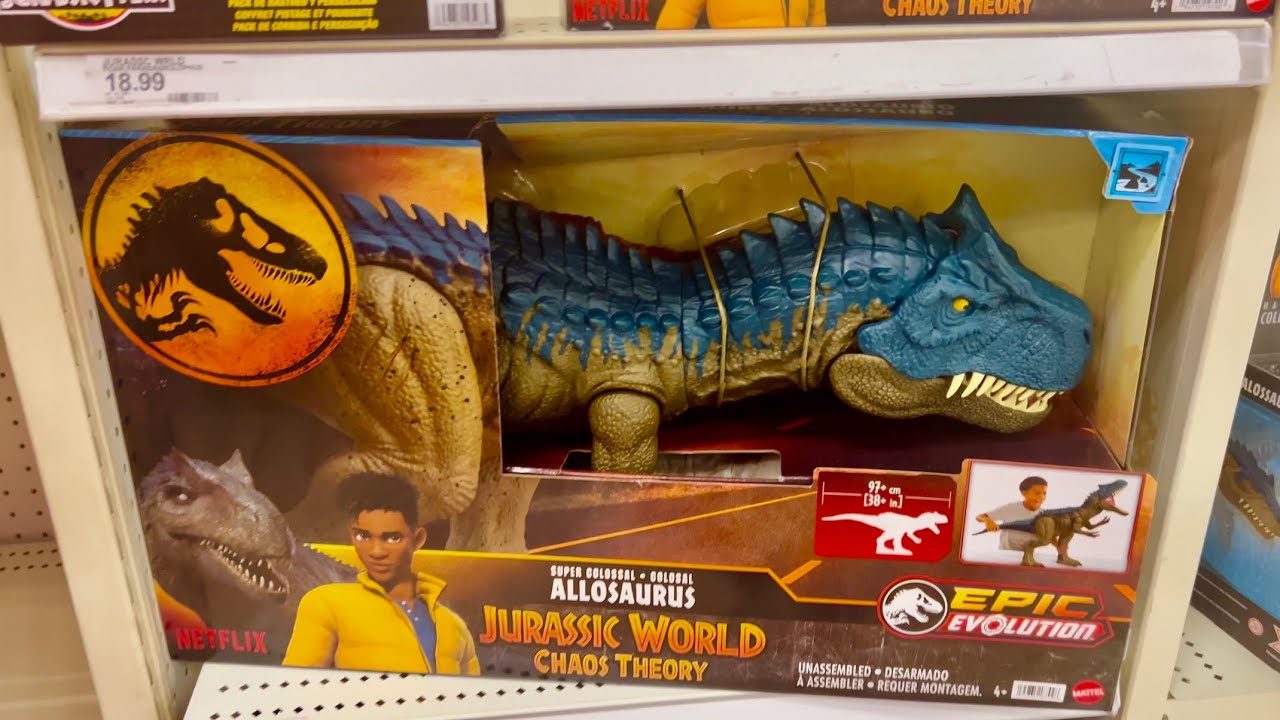 Jurassic Chaos Theory Colossal Allosaurus & More at Target – Jurassic World Toy Hunt