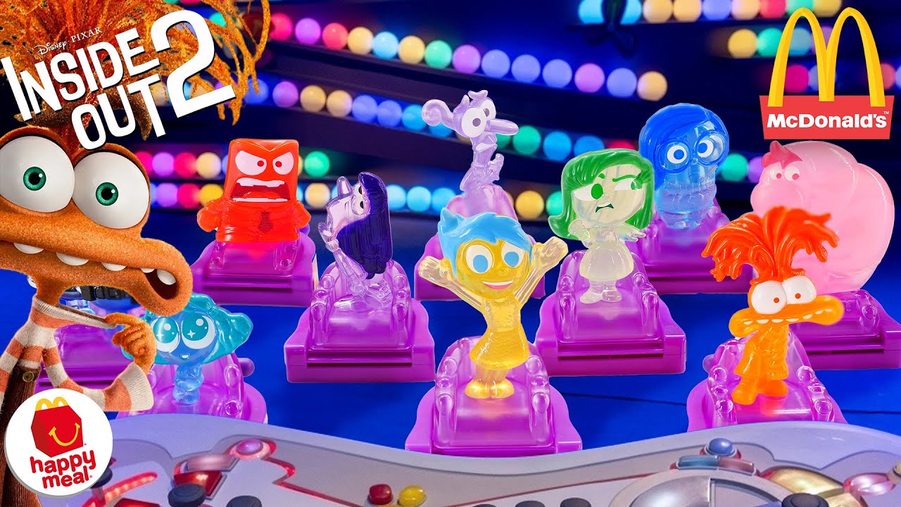 Inside Out 2 FULL SET of 10! Happy Meal Collection from McDonald’s | May 2024