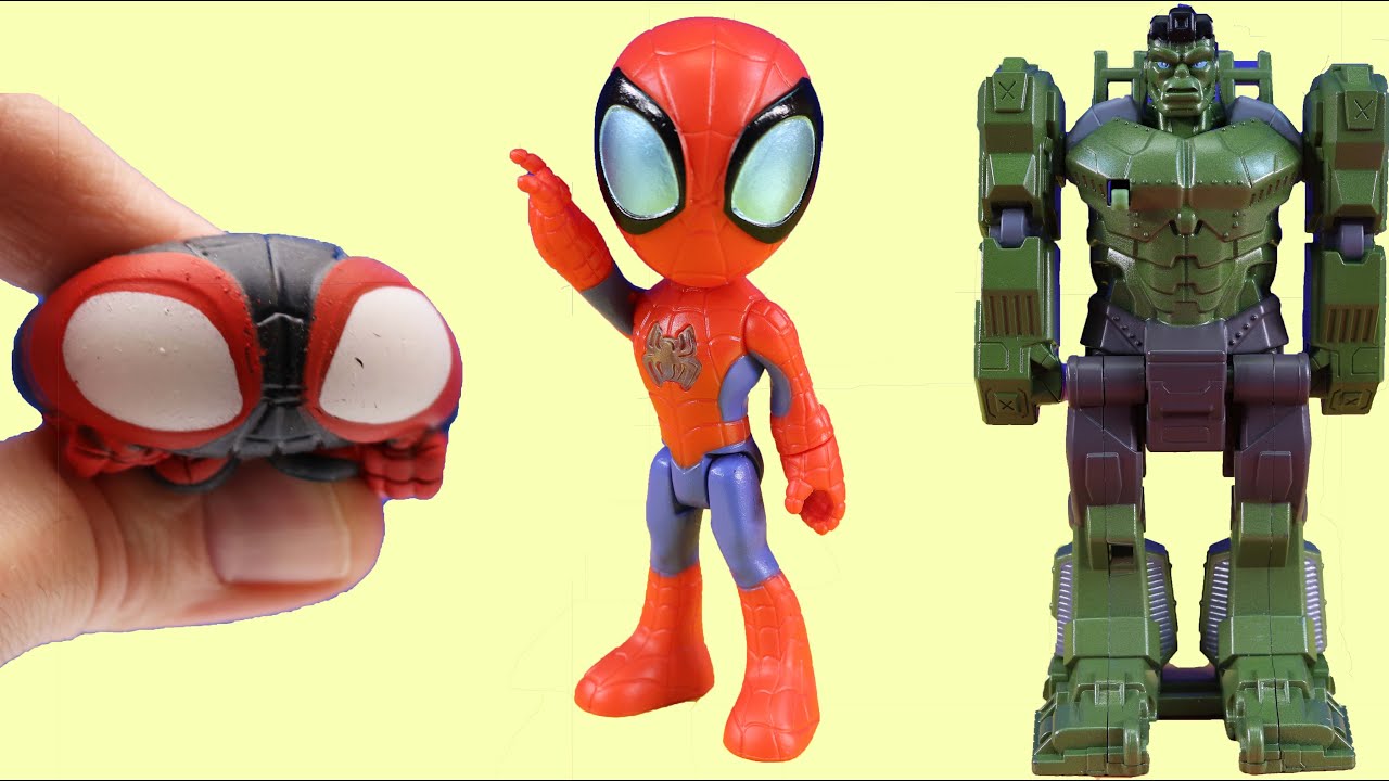 Spidey And Friends Squishy Mystery | Superhero Adventure – Spider-Man Family