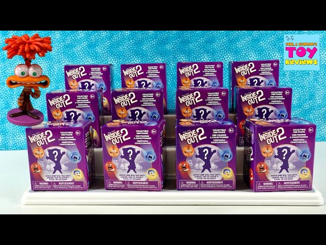 Inside Out 2 Disney Movie Collectible Mini Figure Blind Box Unboxing