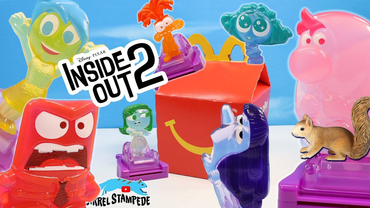 Inside Out 2 Happy Meal Full Emotion Launcher Figure Collection Review