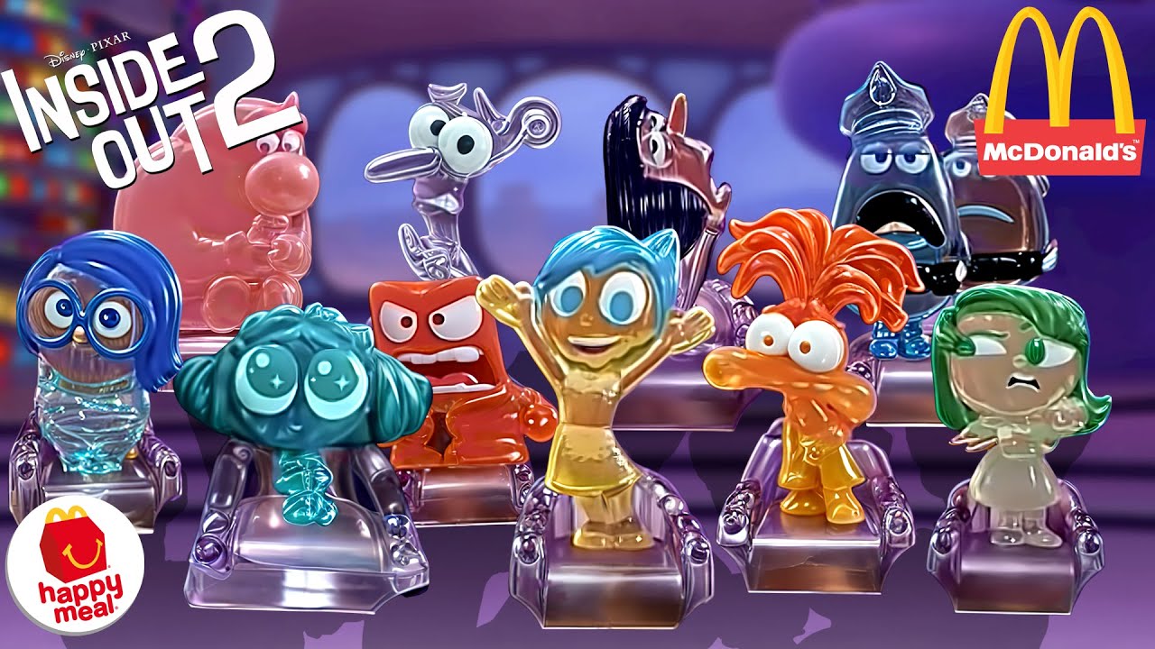 Inside Out 2 McDonalds Happy Meal Collection Revealed!!!