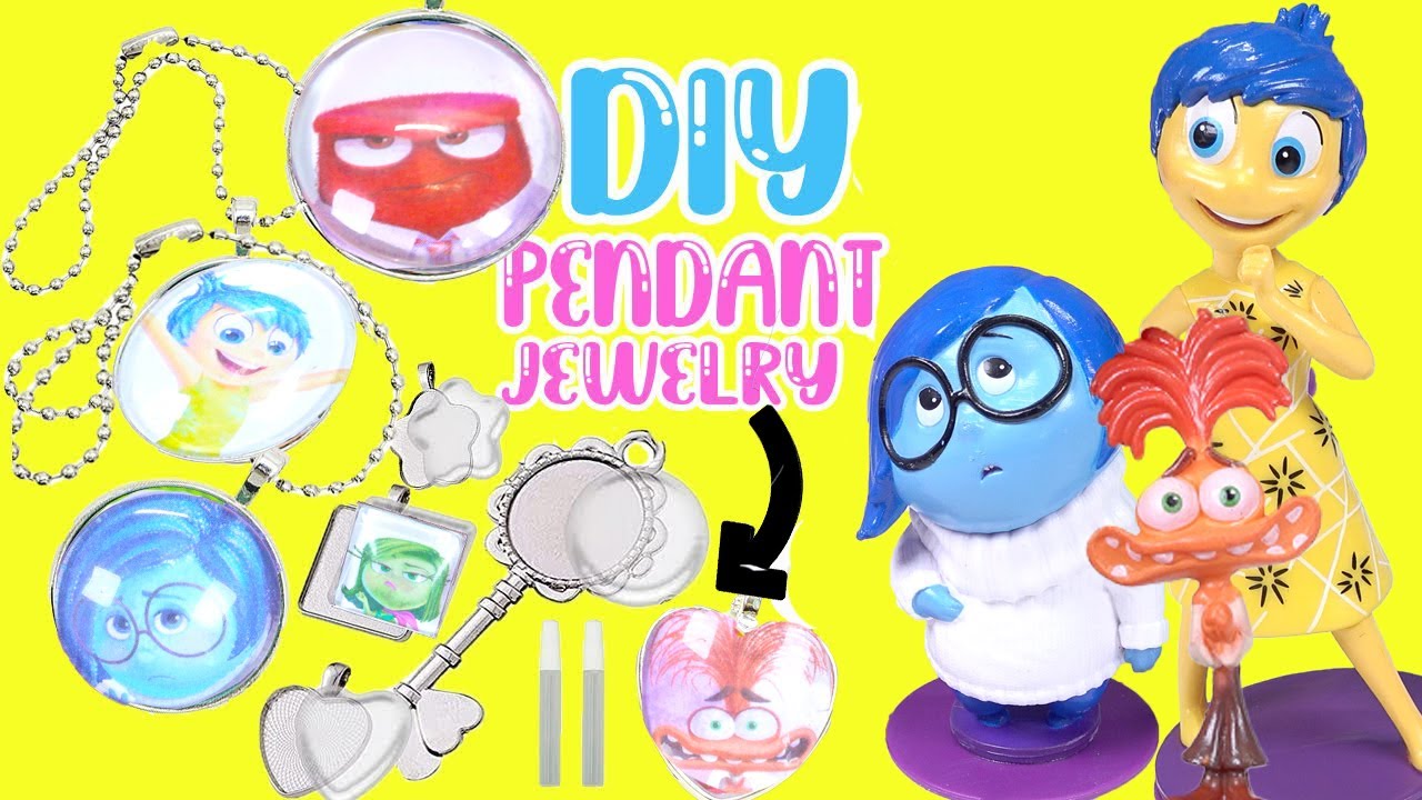 Inside Out 2 Movie DIY Pendant Jewelry! Crafts for Kids