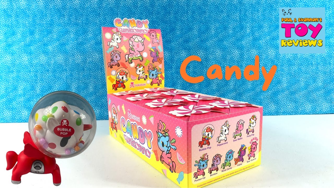 Tokidoki Candy Unicorno Full Case Blind Box Unboxing Review | PSToyReviews