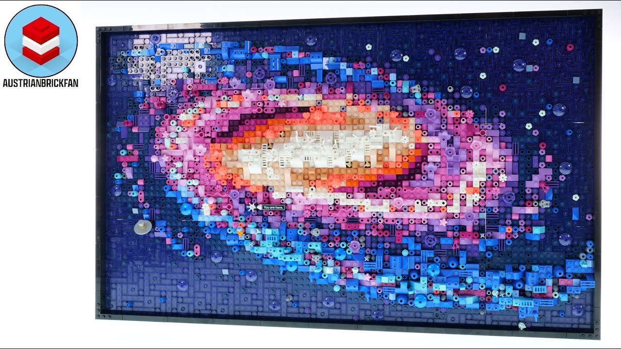 LEGO Art 31212 The Milky Way Galaxy Speed Build Review