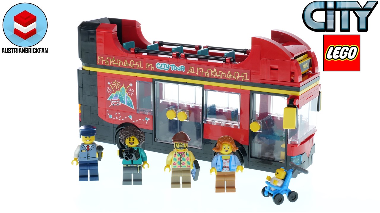 LEGO City 60407 Double Decker Sightseeing Bus – LEGO Speed Build Review