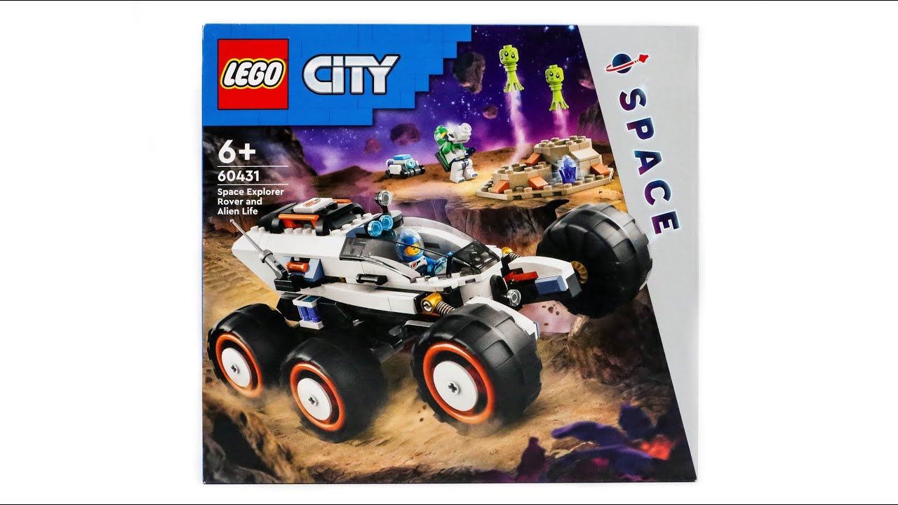 LEGO CITY 60431 Space Explorer Rover and Alien Life Speed Build