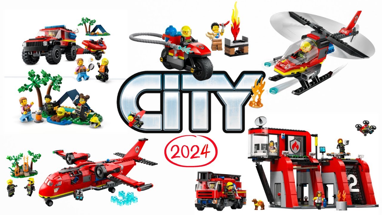 LEGO CITY FIRE 2024 COMPILATION