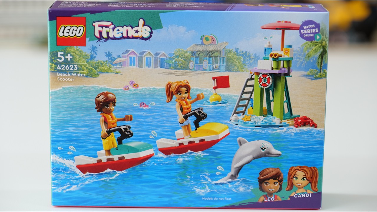 LEGO Friends 42623 Beach Water Scooter – LEGO Speed Build Review