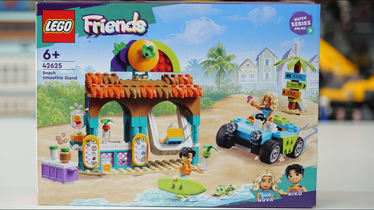 LEGO Friends 42625 Beach Smoothie Stand – LEGO Speed Build Review