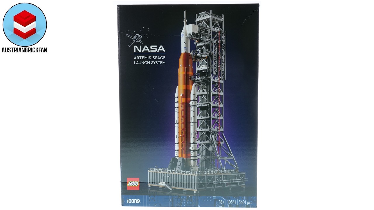 LEGO Icons 10341 NASA Artemis Space Launch System Speed Build Review