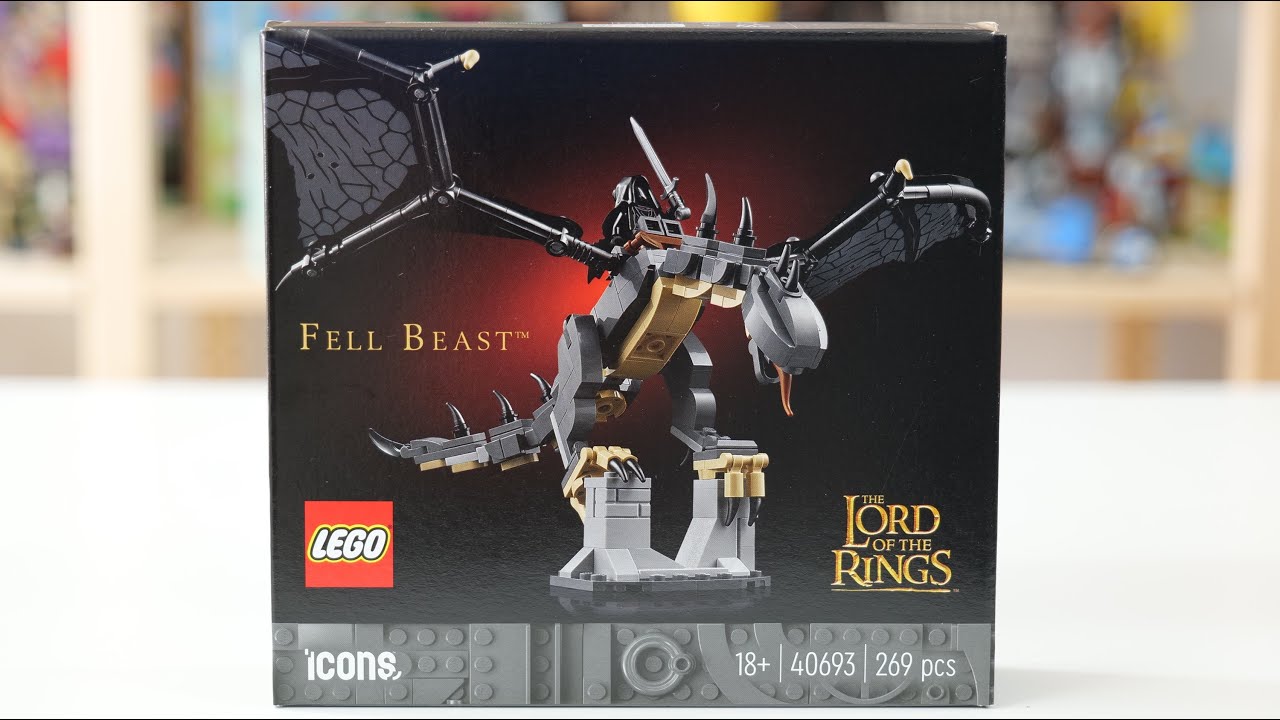 LEGO Icons 40693 Lord of the Rings: Fell Beast – LEGO Speed Build Review