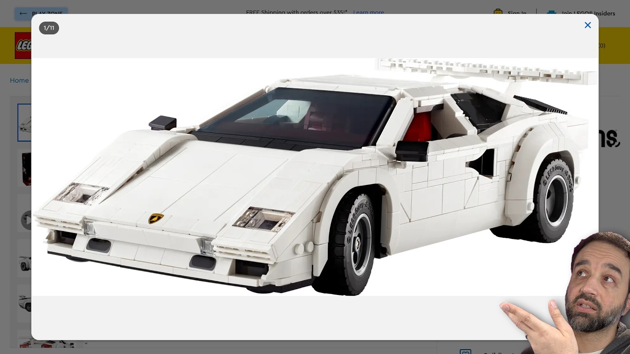 LEGO Icons Lamborghini Countach: My thoughts! 1500+ piece set 10337