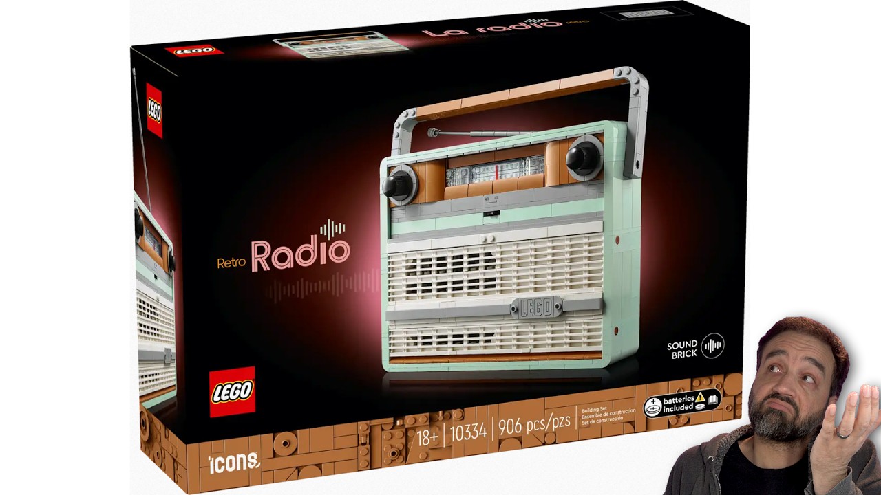 LEGO Icons Retro Radio 10334 official unveiling & my thoughts!