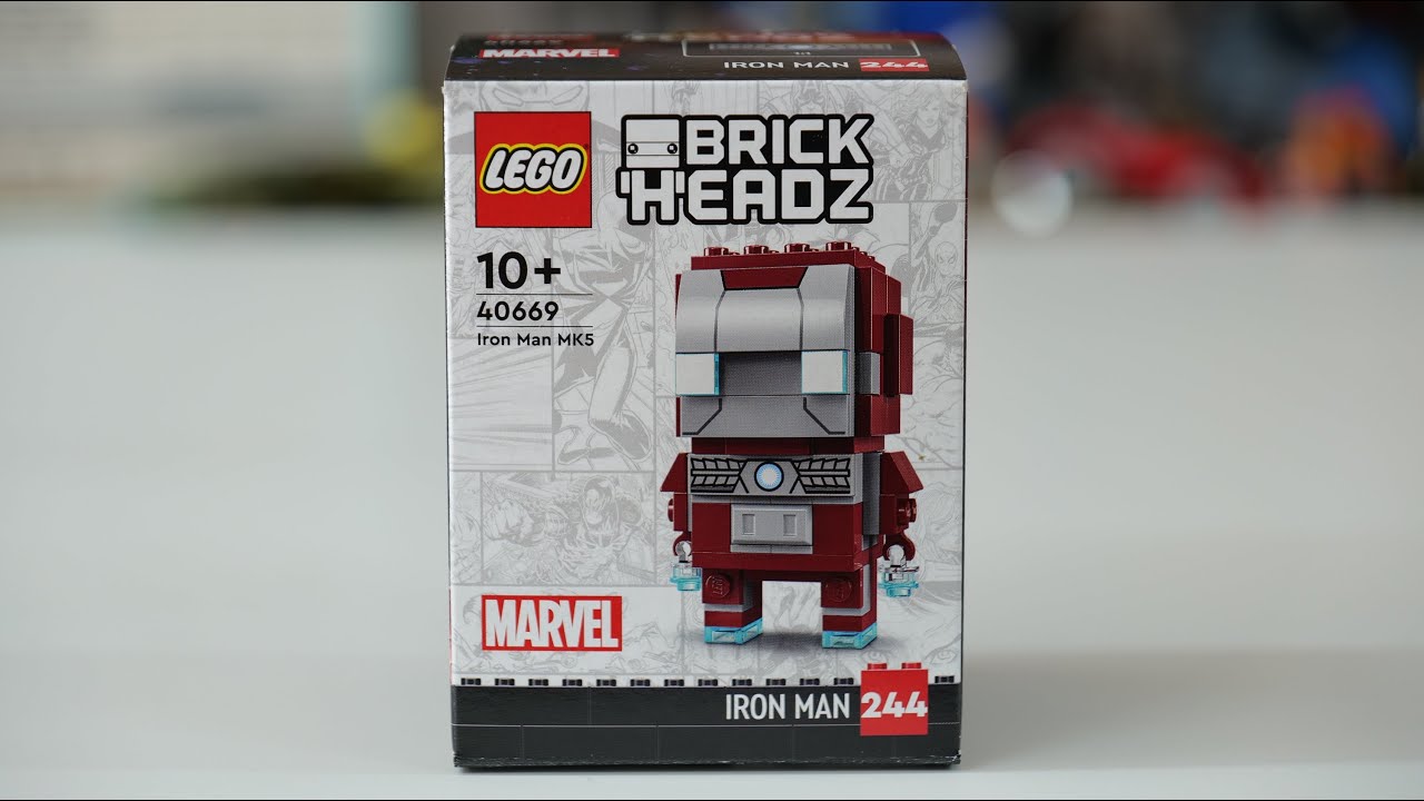 LEGO Marvel Brickheadz 40669 Iron Man MK5 – LEGO Speed Build Review