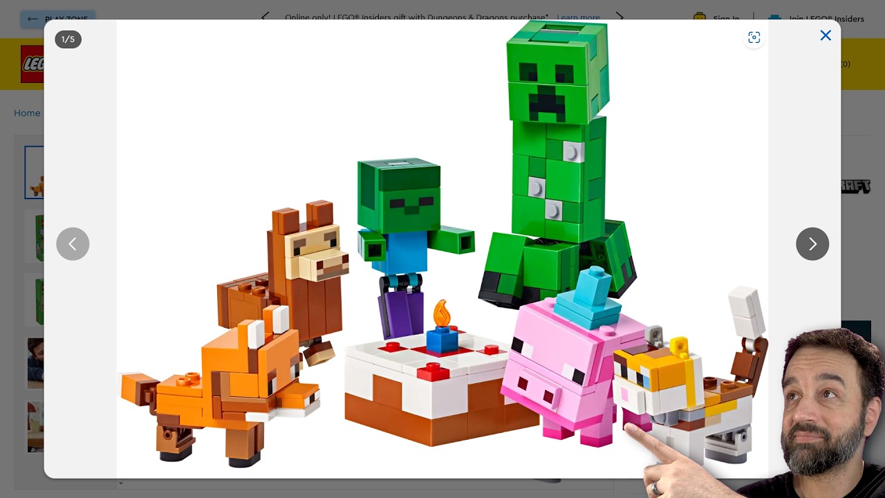 LEGO Minecraft Baby Pig’s Birthday Celebration set 21281 revealed!