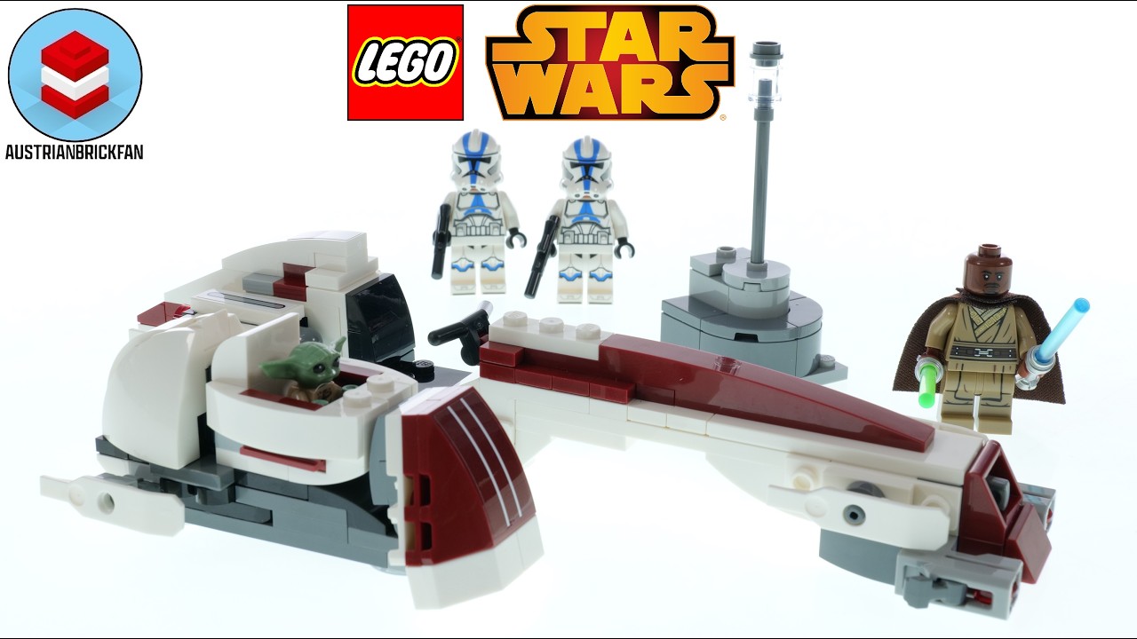 LEGO Star Wars 75378 BARC Speeder Escape Speed Build Review