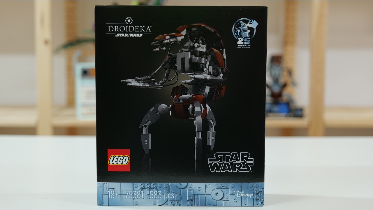 LEGO Star Wars 75381 Droideka Speed Build Review