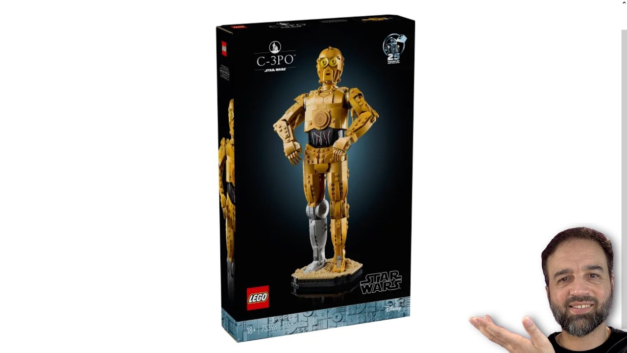 LEGO Star Wars large C-3PO official pics & my thoughts 75398