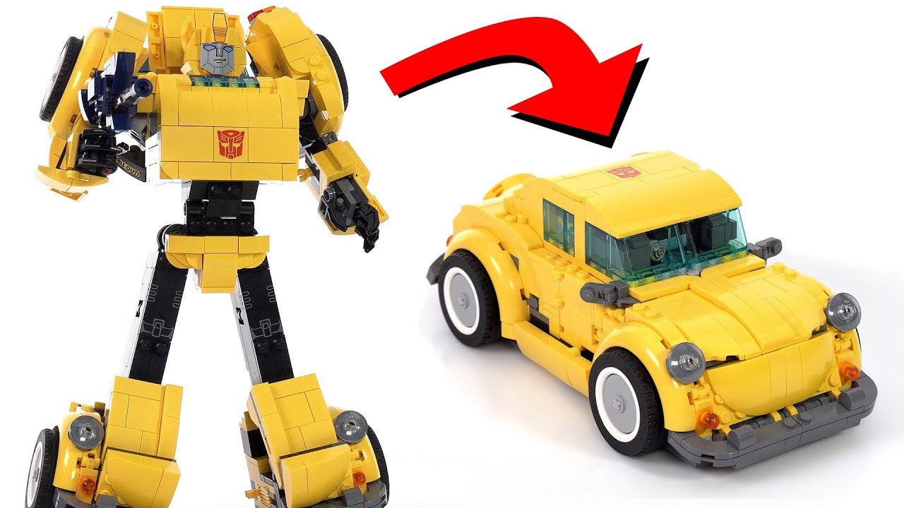 LEGO Transform in real time! Bumblebee robot to car mode 10338