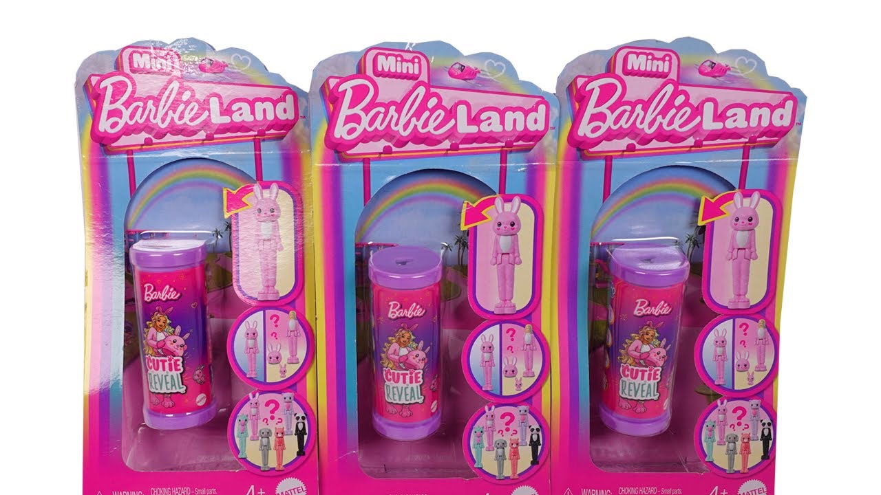 Mini Barbie Land Barbie Cutie Reveal Blind Box Unboxing Review