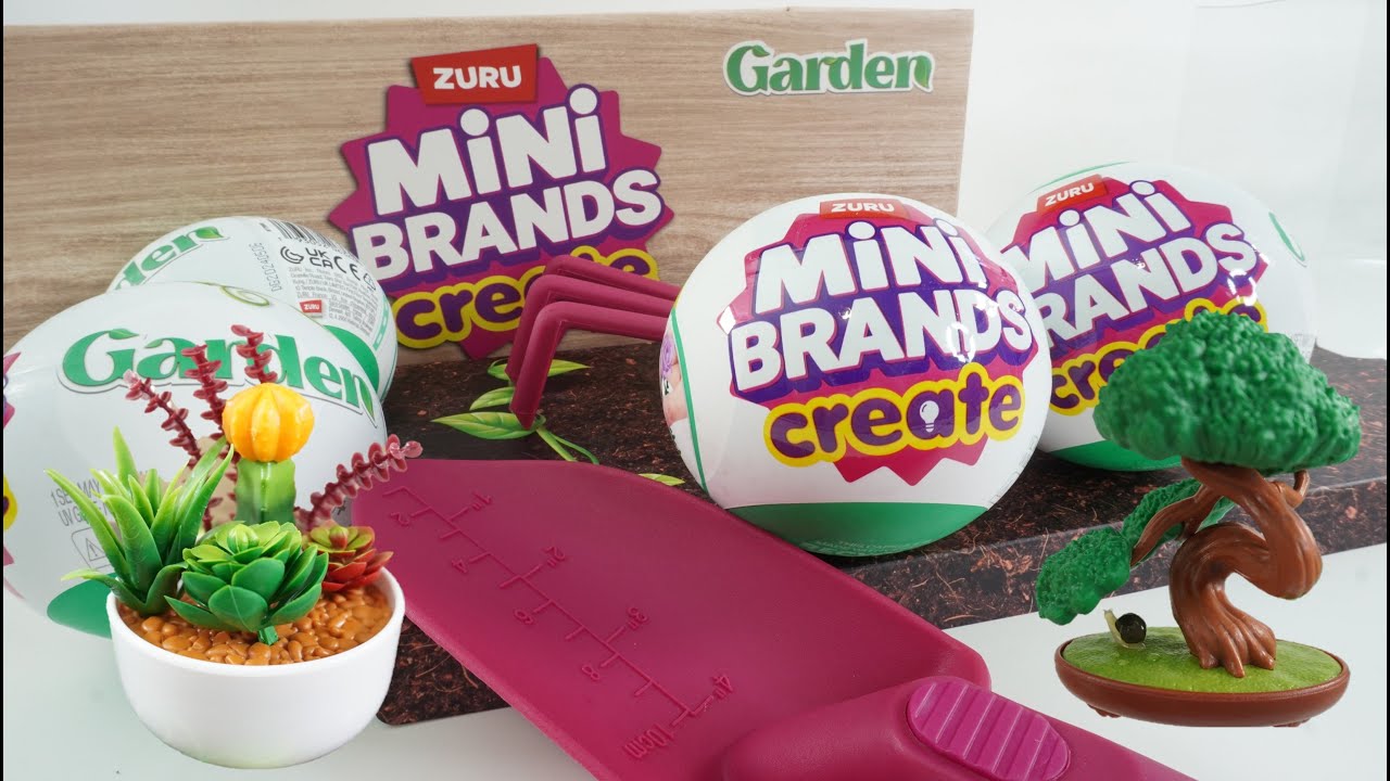 MiniBrands Create Garden Edition DIY Miniatures