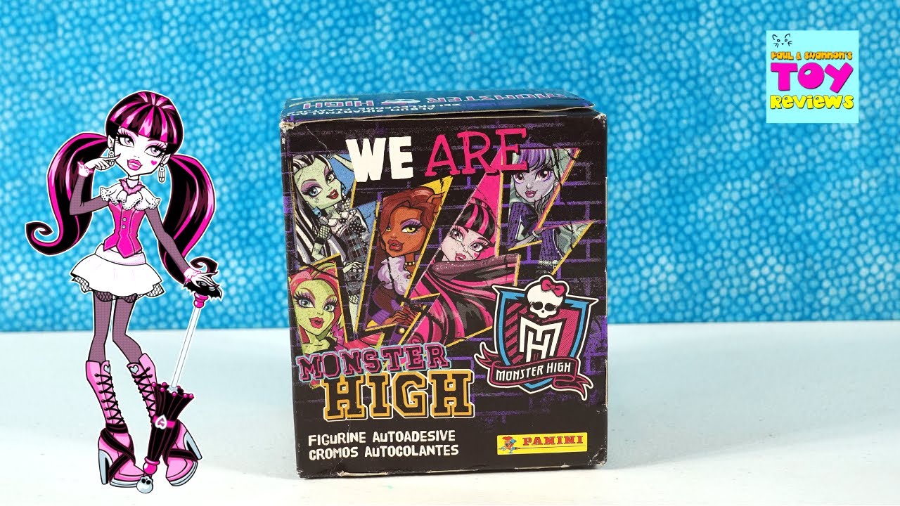 Monster High Stickers? WOW Full Panini Sticker Pack Unboxing