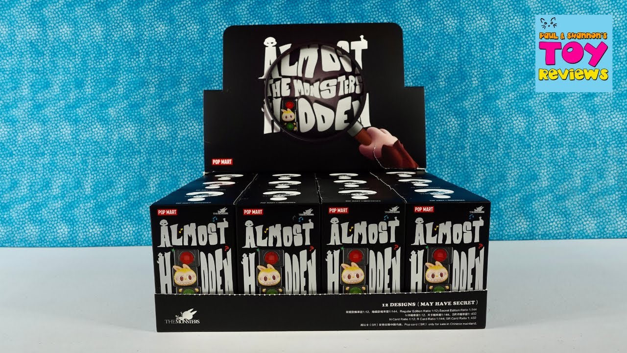 The Monsters Almost Hidden Pop Mart Blind Box Figure Unboxing | PSToyReviews