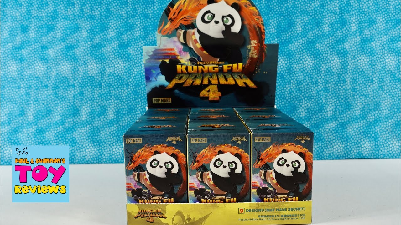 Kung Fu Panda 4 Pop Mart Blind Box Collector Figure Unboxing Review | PSToyReviews