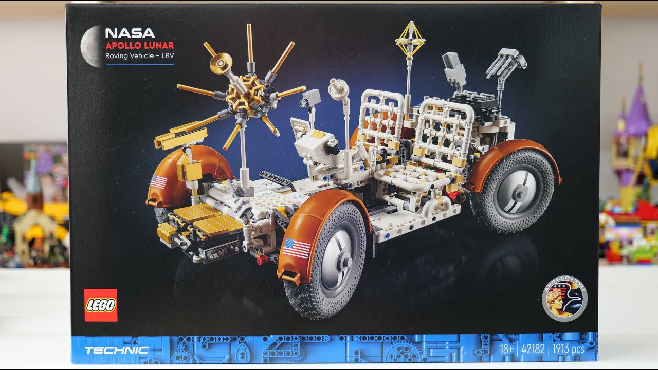 LEGO Technic 42182 NASA Apollo Lunar Roving Vehicle – LRV – LEGO Speed Build Review