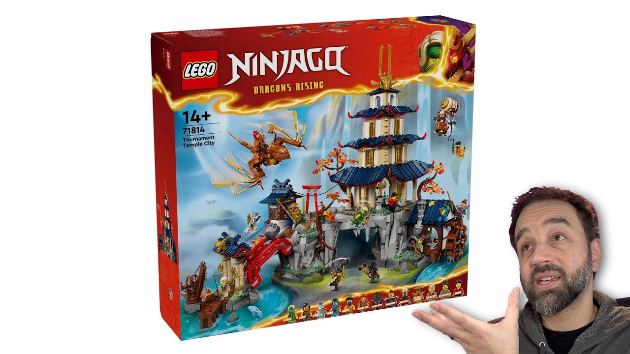 More LEGO Ninjago Summer reveals! Tournament Temple City, massive Source Dragon & more