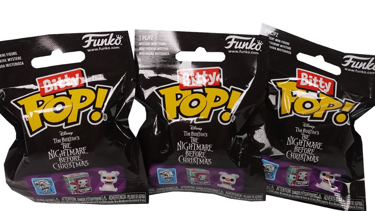 Funko Bitty Pop The Nightmare Before Christmas Blind Bag Unboxing Review