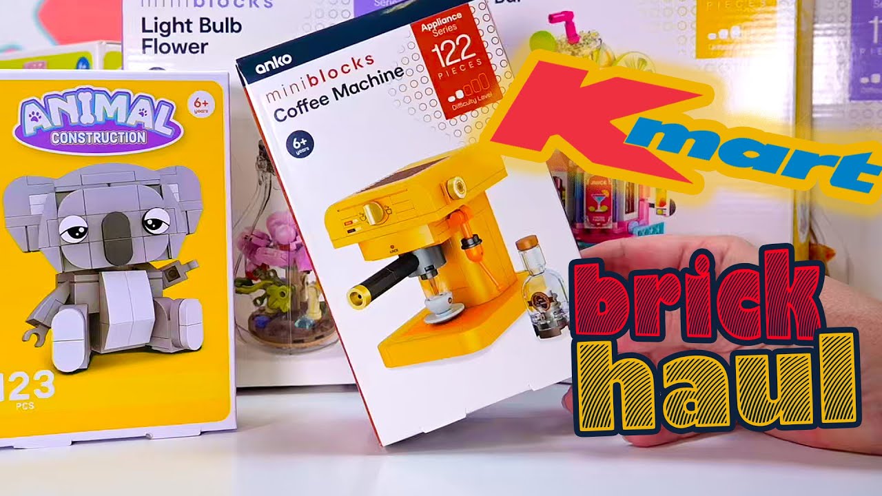 Wanna see my Kmart haul? Buying random brick sets to see what they're like