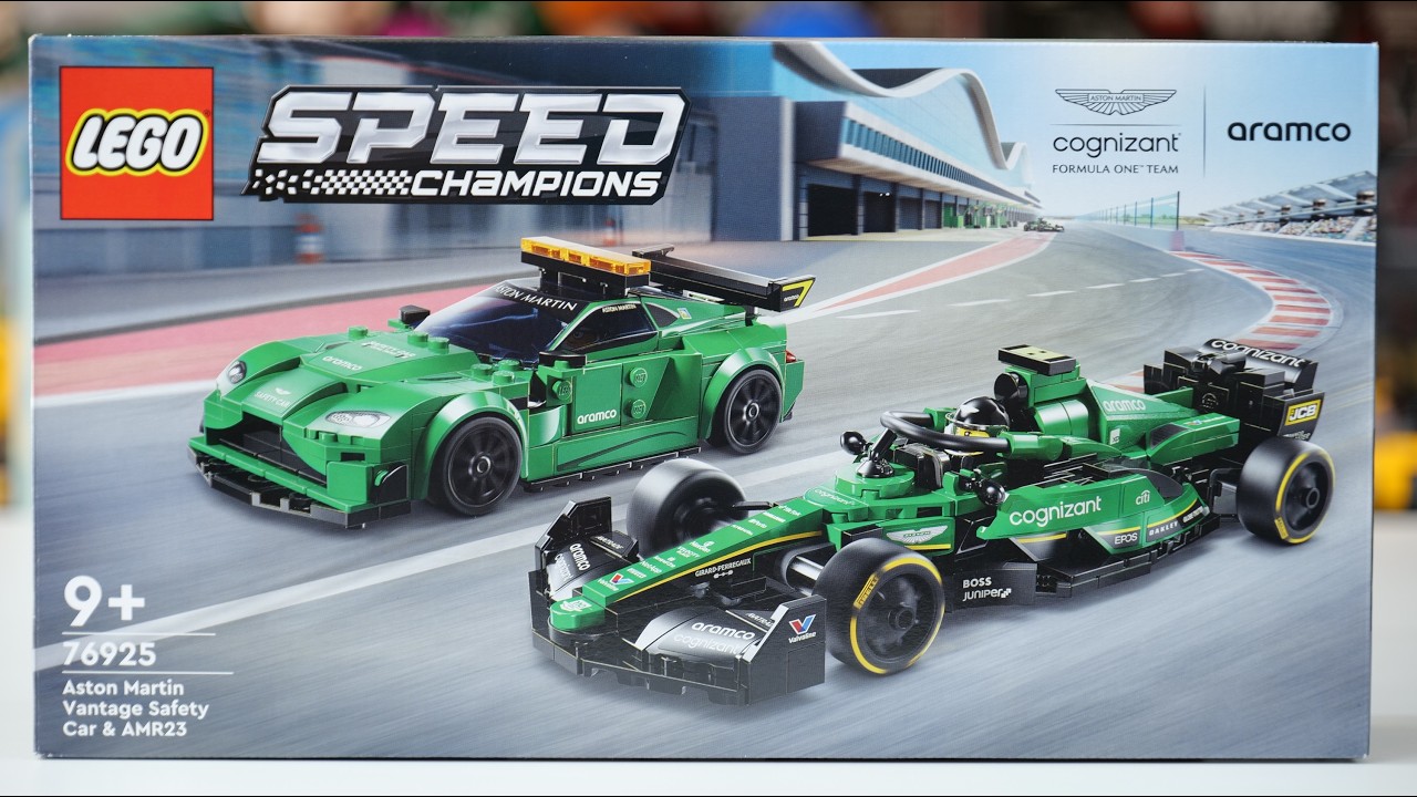 LEGO Speed Champions 76925 Aston Martin Vantage Safety Car & AMR23 – LEGO Speed Build Review