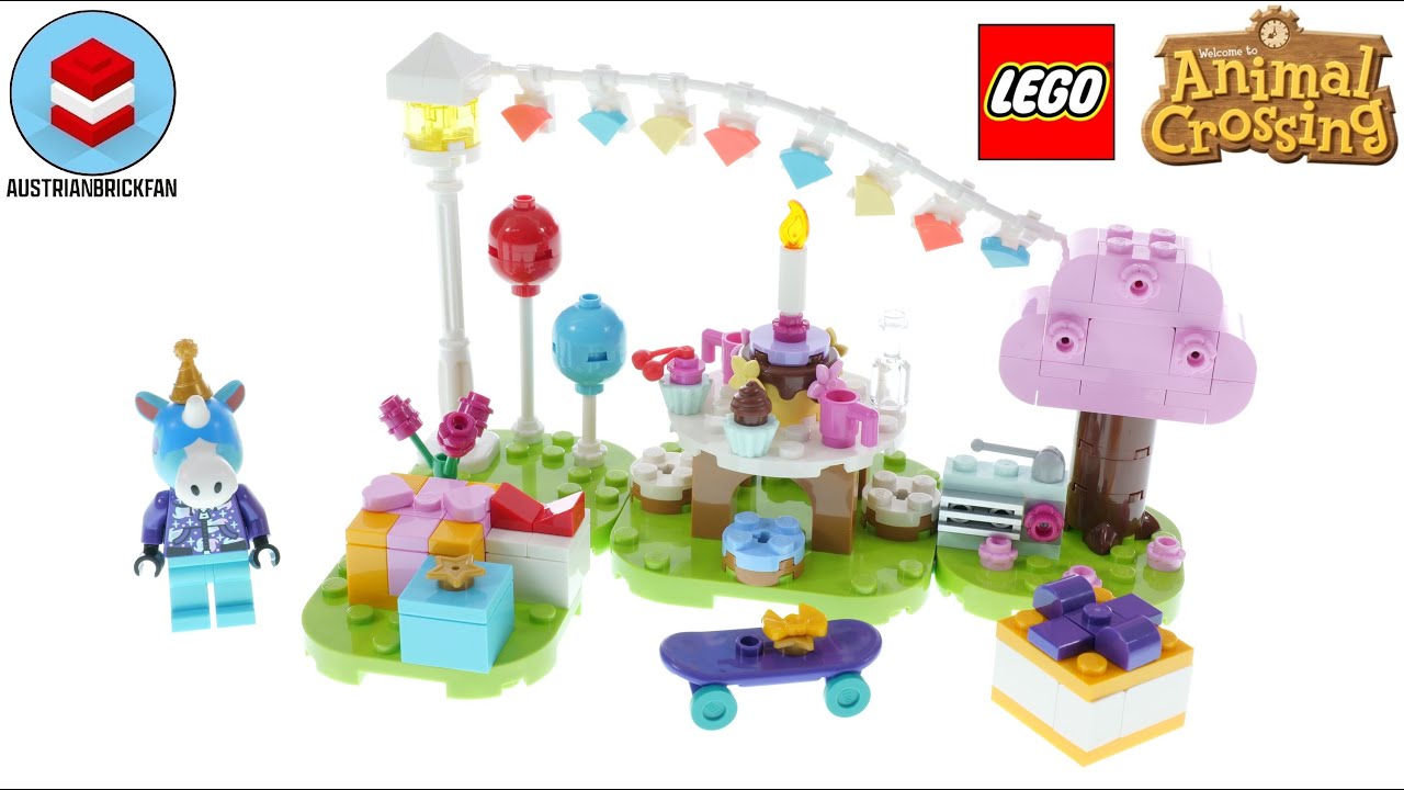 LEGO Animal Crossing 77046 Julian's Birthday Party – LEGO Speed Build Review