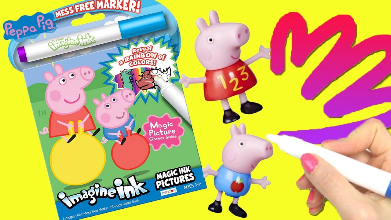 Peppa Pig Imagine Ink Activity Coloring Book with Magic Marker