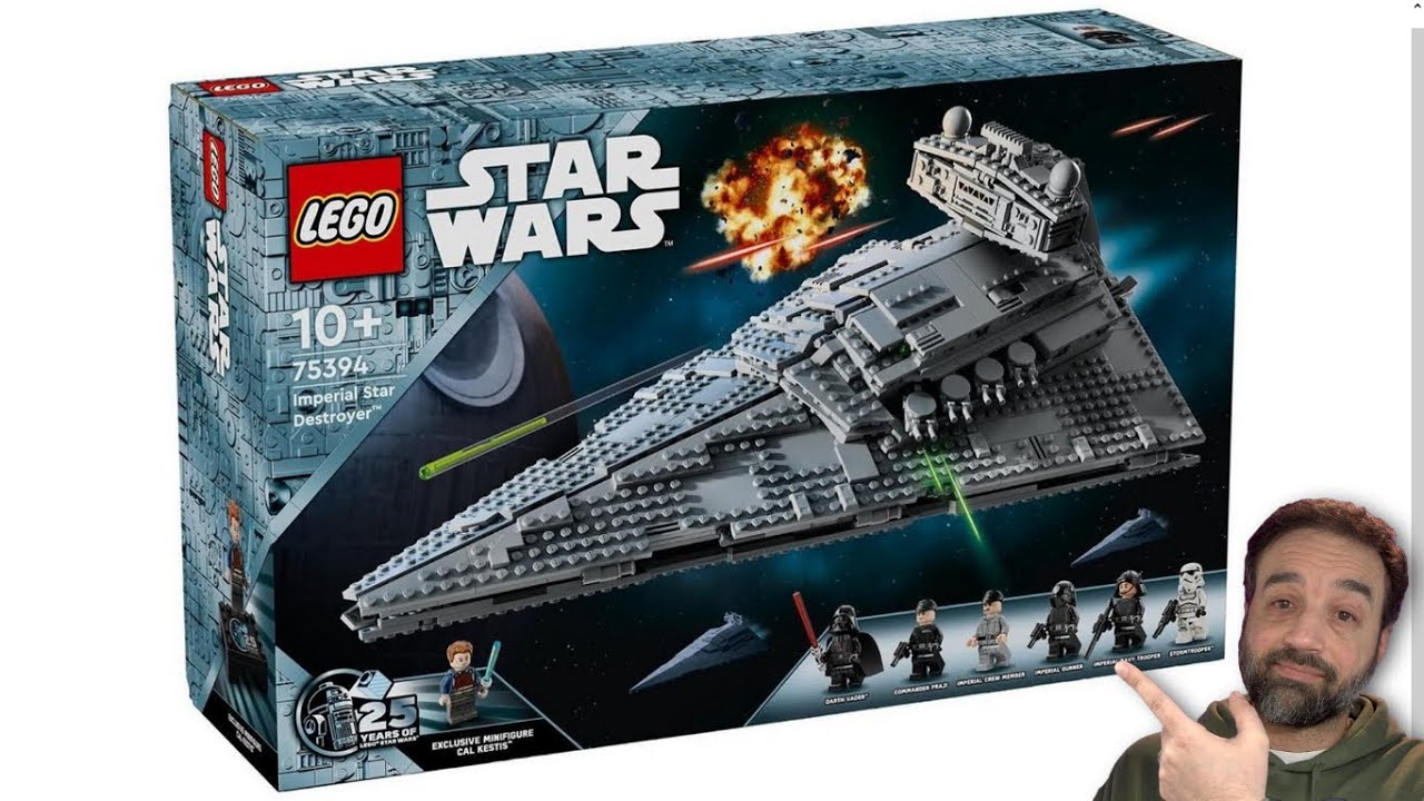 LEGO Star Wars Imperial Star Destroyer 75394 reveal with Cal Kestis minifig: My thoughts!