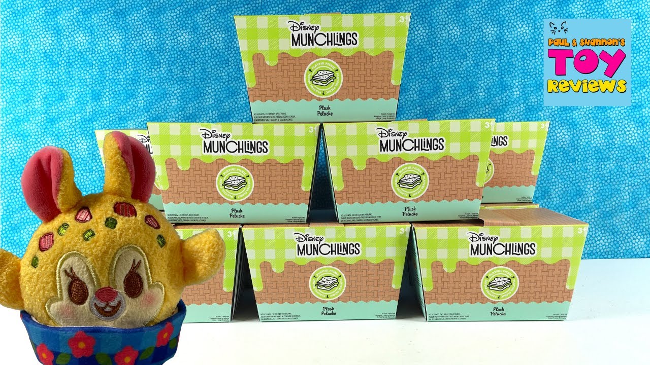 Playful Picnic Disney Munchlings Blind Box Plush Unboxing | PSToyReviews