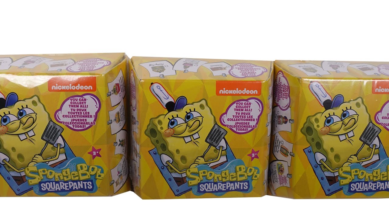 Spongebob Squarepants F.U.N. with Food Figures Blind Box Unboxing Review