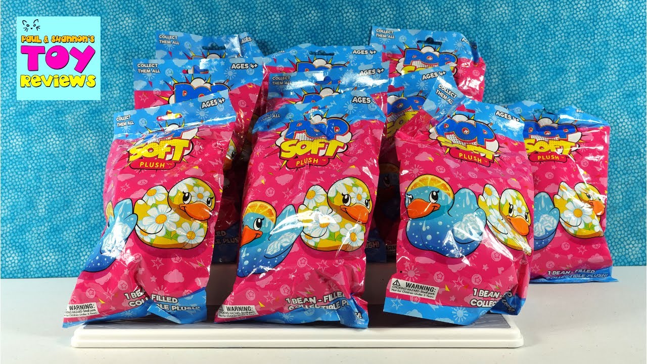 Pop Soft Plush Ducks Blind Bag Plush Opening Review | PSToyReviews