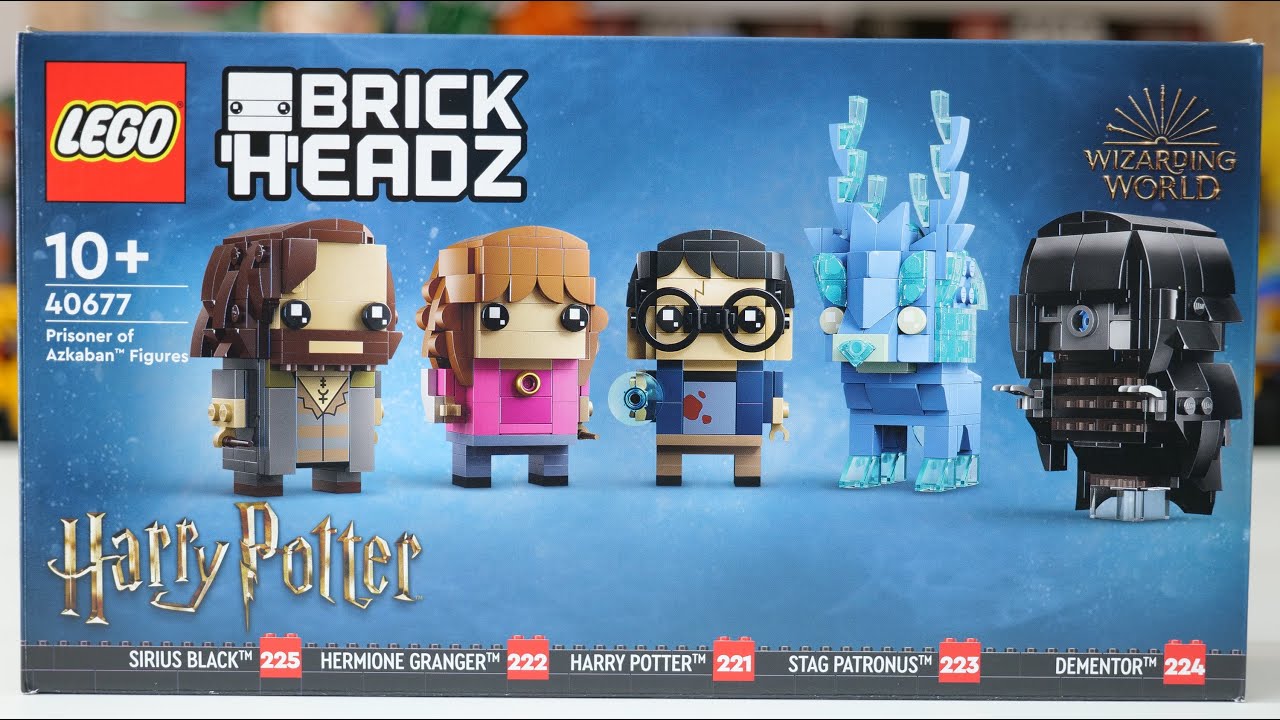 LEGO Harry Potter Brickheadz 40677 Prisoner of Azkaban Figures – LEGO Speed Build Review