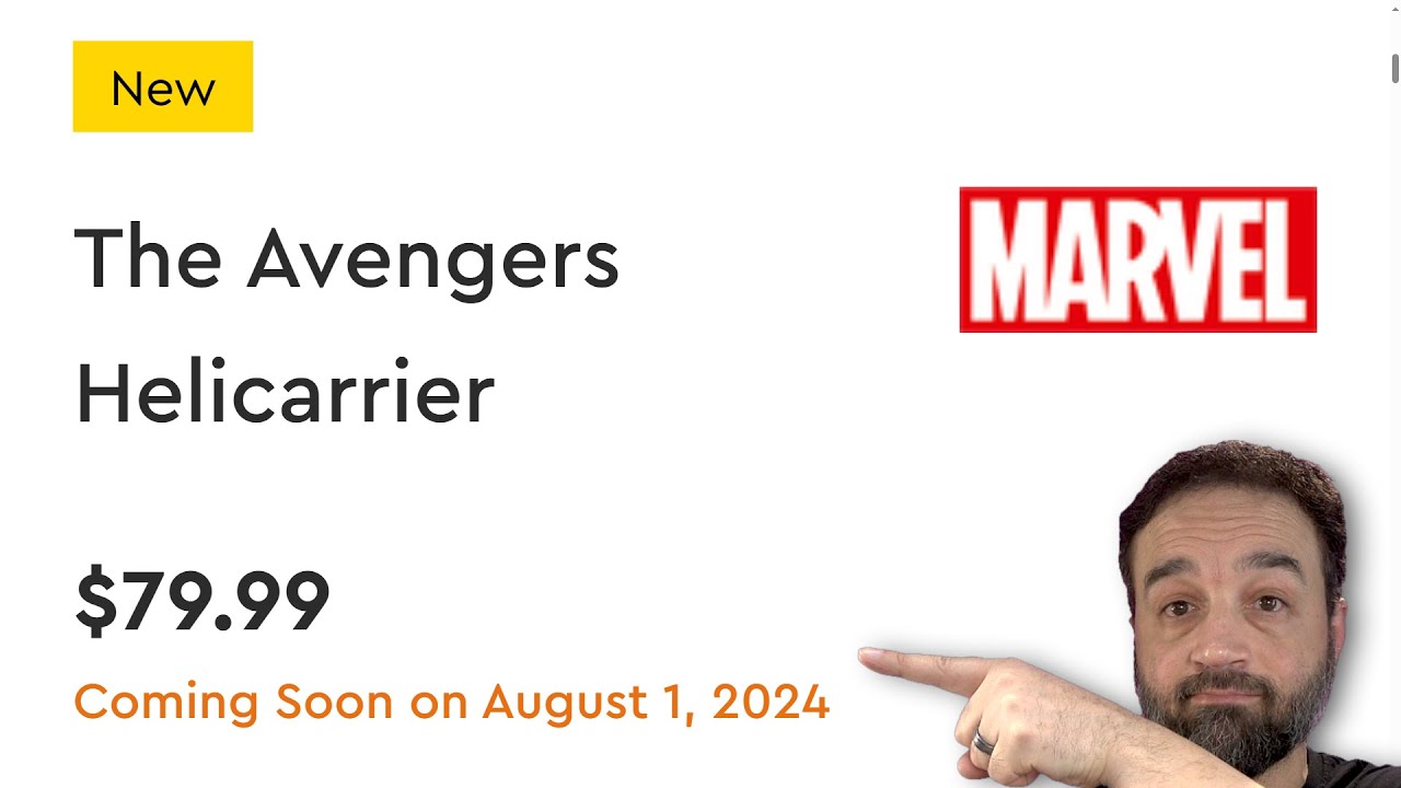 Yes, it's $80 USD/EUR, not $60: LEGO Marvel Avengers Helicarrier midi-scale pricing confirmed