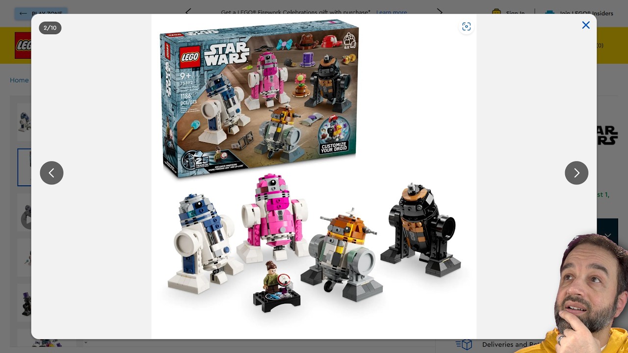 LEGO Star Wars Creative Play Droid Builder set official pics & my thoughts | 75392