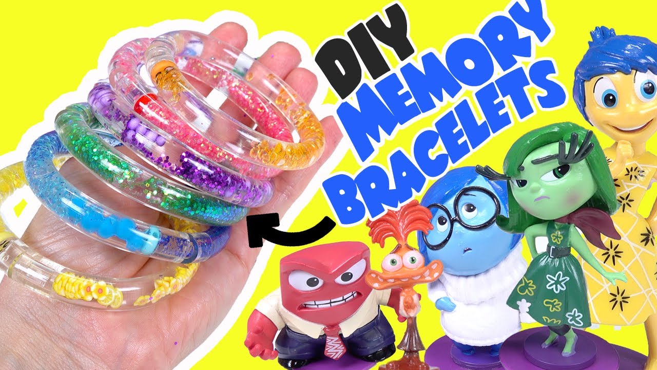 Inside Out 2 Movie DIY Water Memory Bracelets with Dolls! Crafts for Kids